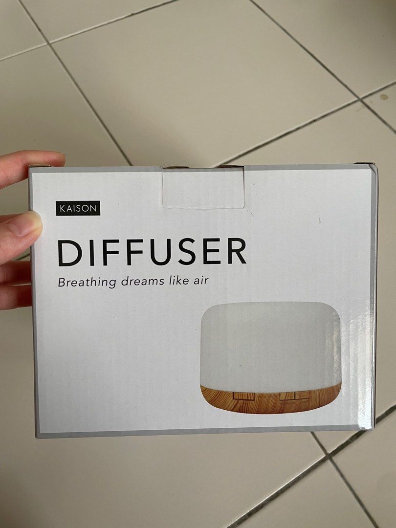 Kaison Diffuser White Bamboo Wood, Furniture & Home Living, Home