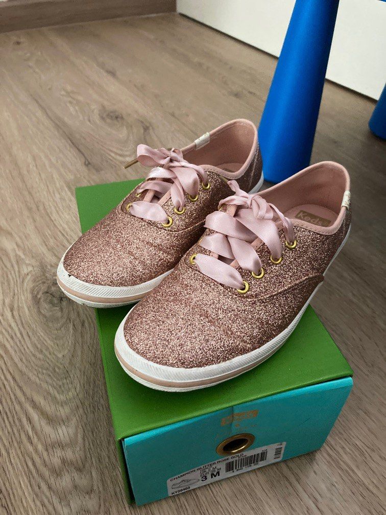Rose gold keds clearance