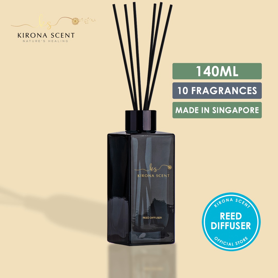 [KIRONA SCENT] Essential Oil Reed Diffuser 140ml Aromatherapy Home