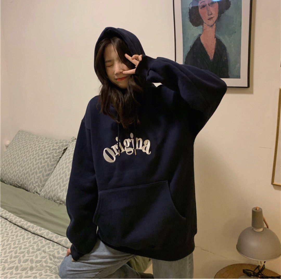 Champion sweater hotsell oversized korea