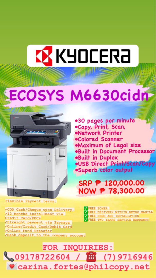 KYOCERA COLORED LASER JET PRINTER on Carousell