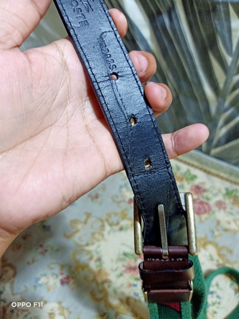 MEN'S LEATHER BELT LACOSTE  Leather belts men, Leather belt, Lacoste