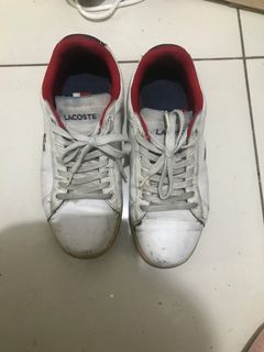 LACOSTE WHITE SHOES
