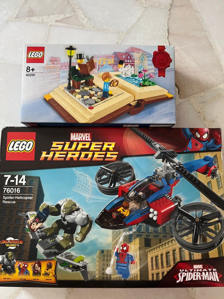 Lego Marvel super heroes Spider Helicopter rescue 76016