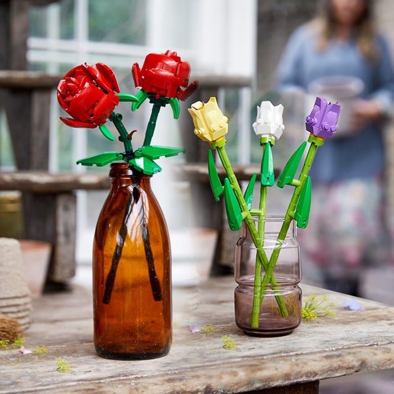 Lego Roses Bouquet, Hobbies & Toys, Toys & Games on Carousell