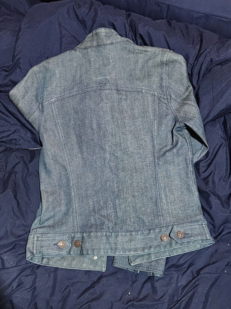 Levi's Ladies Easy Rider Denim Jacket RED TAB on Carousell