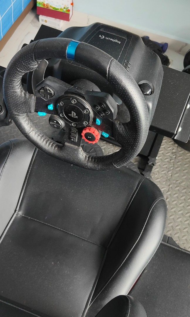 Fullset Logitech G29 playstation car controller + racing car seat