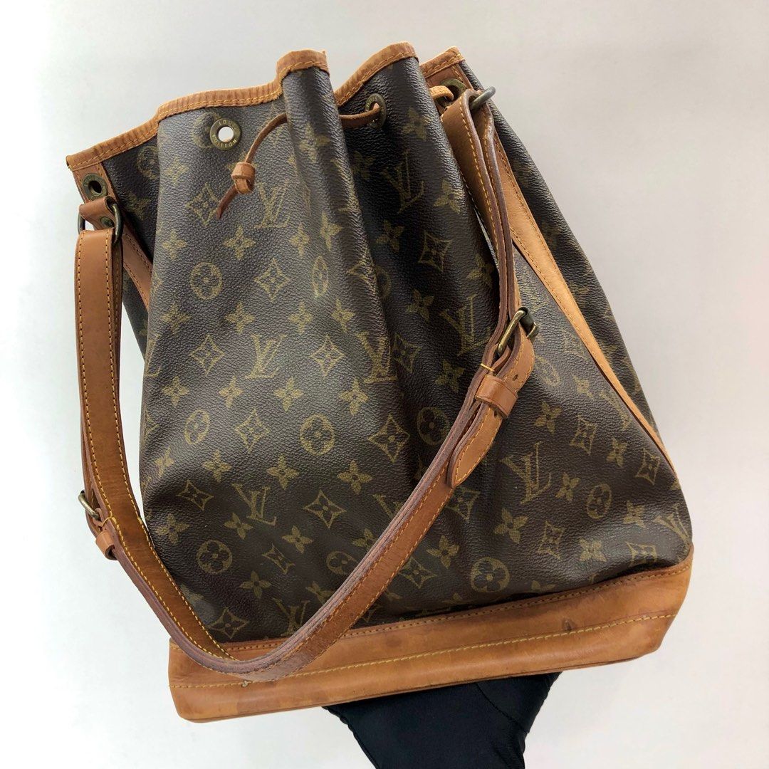 Louis Vuitton Monogram Large Noe Drawstring Shoulder Bag M42224