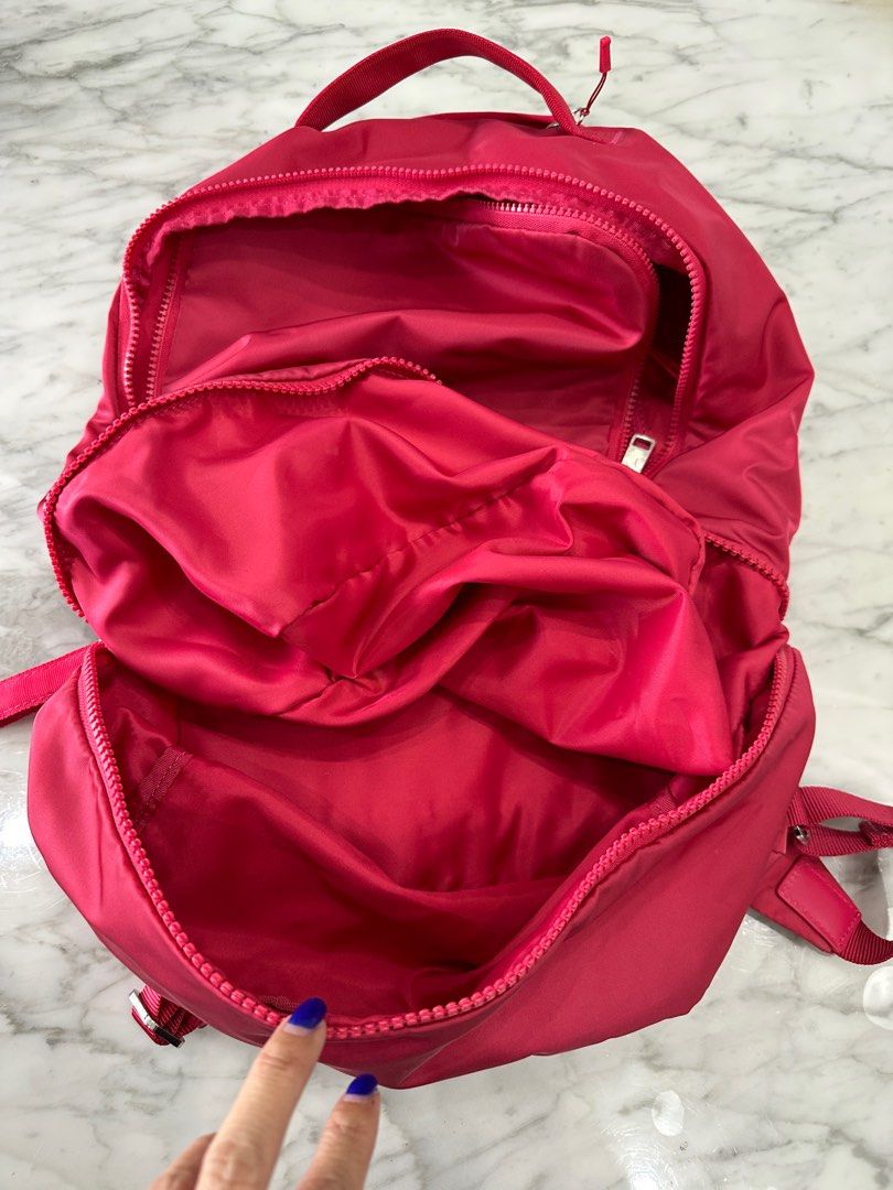 Lululemon Backpack Pink, Women's Fashion, Bags & Wallets, Backpacks on