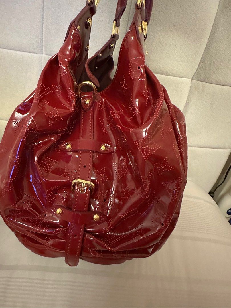 Limited edition, Louis Vuitton, red patent backpack – IndigoStyle Vintage