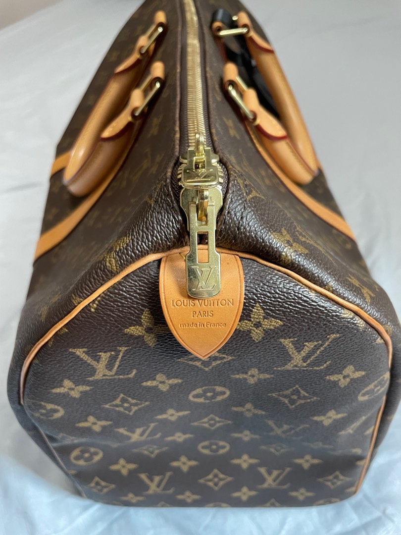 LV vintage travel bag, duffel bag
