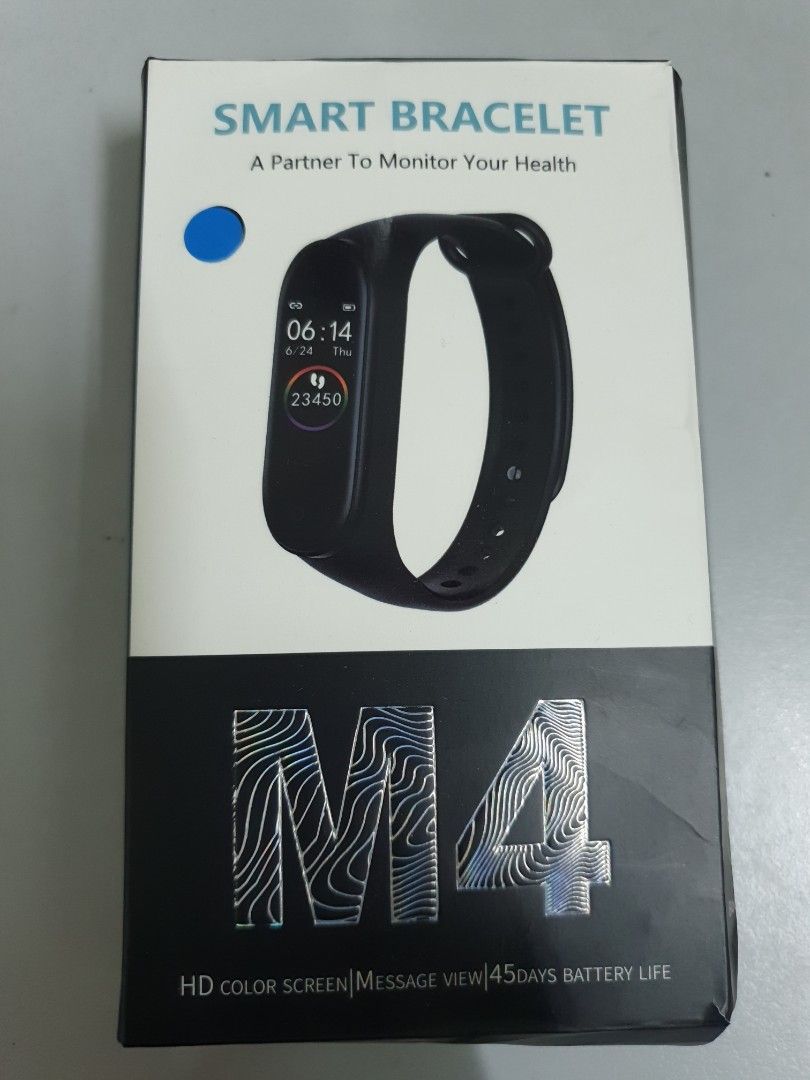 M4 Smart Bracelet With Heart Rate Activity and Fitness Tracker