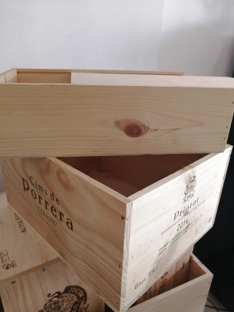 Magnum wooden wine box /boxes/crates/Material wood/sliding box/6 bottles wine box/magnum box