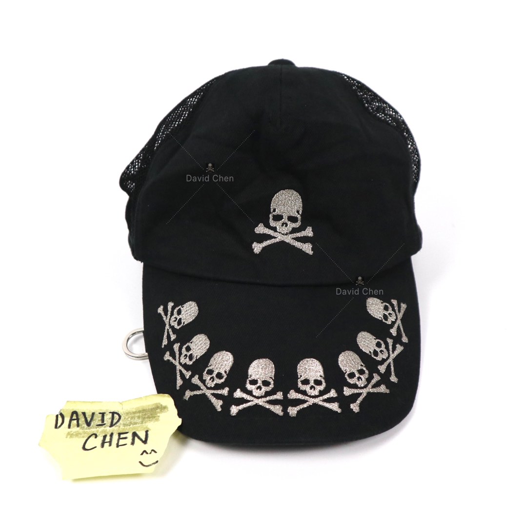 Mastermind Japan MMJ x Theater 8 Cap 黑色Cap帽金線刺繡logo