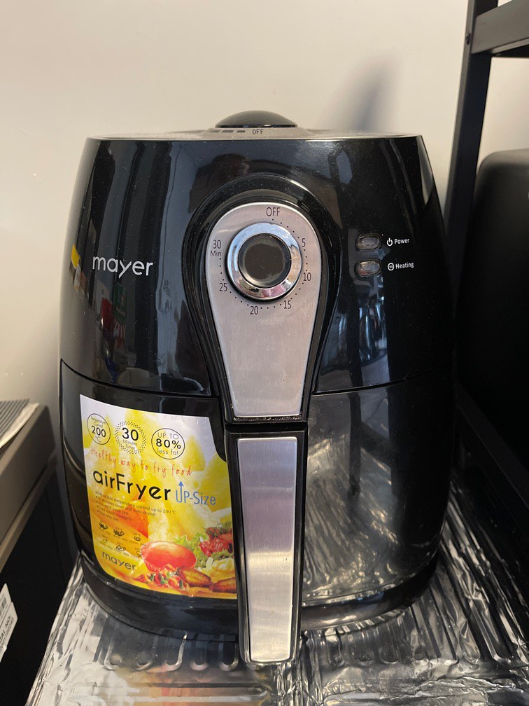 Mayer air fryer 3.5L black, TV & Home Appliances, Kitchen Appliances