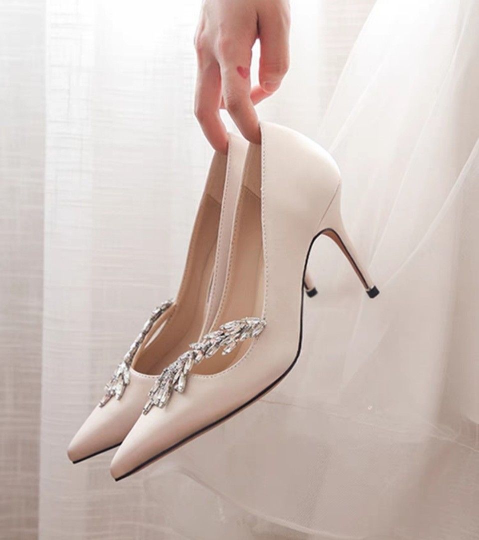 MB Wedding Heels 6cm Peach pink Nude