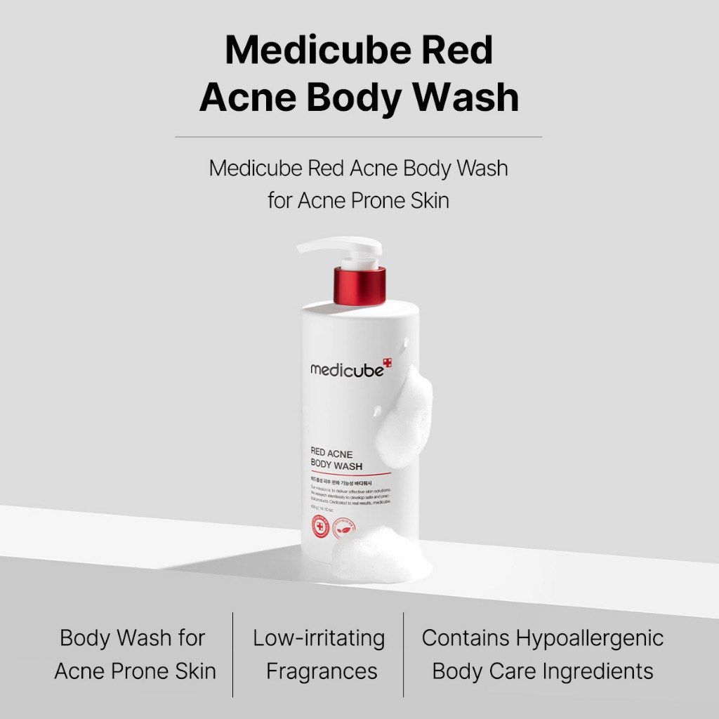 [medicube Official] Red Acne Body Wash Duo Set + FREE GIFT, Beauty