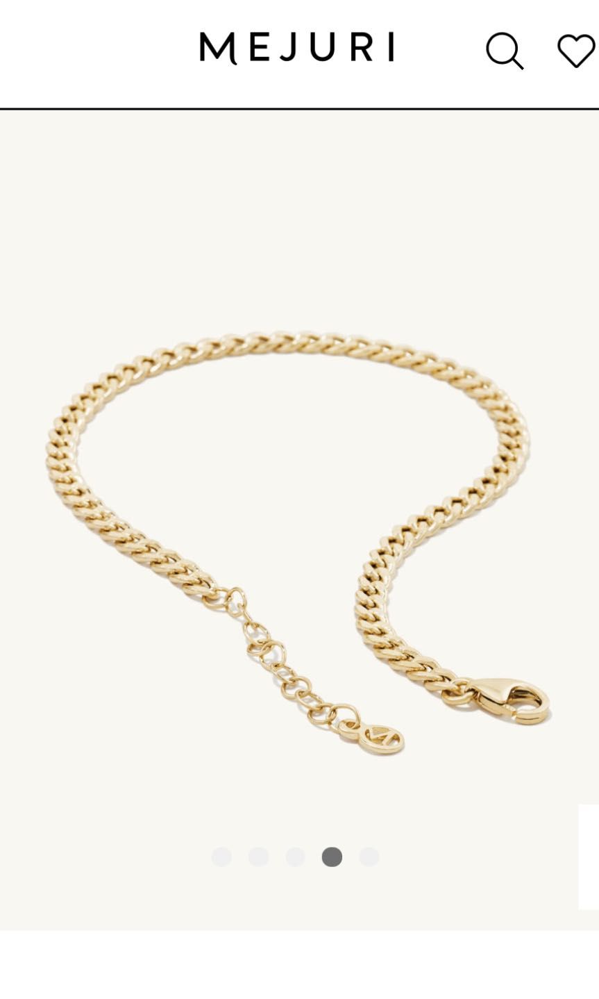 Mejuri Curb Bracelet