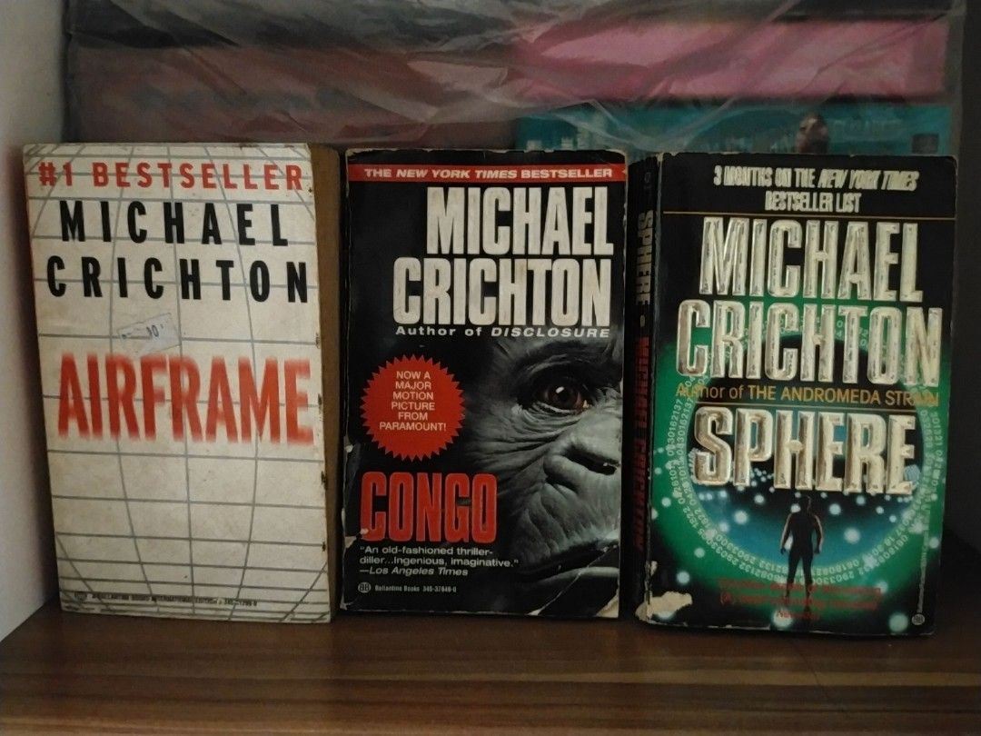 Michael Crichton Novels on Carousell