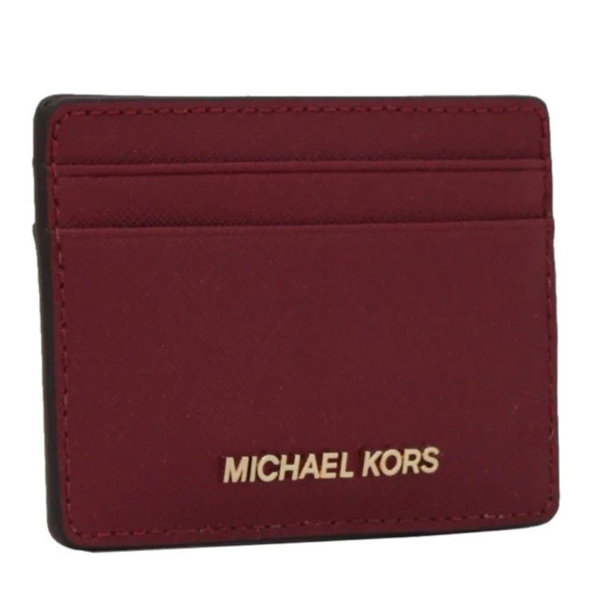 Michael Kors Jet Set Travel Medium Saffiano Leather Accordion Card Case