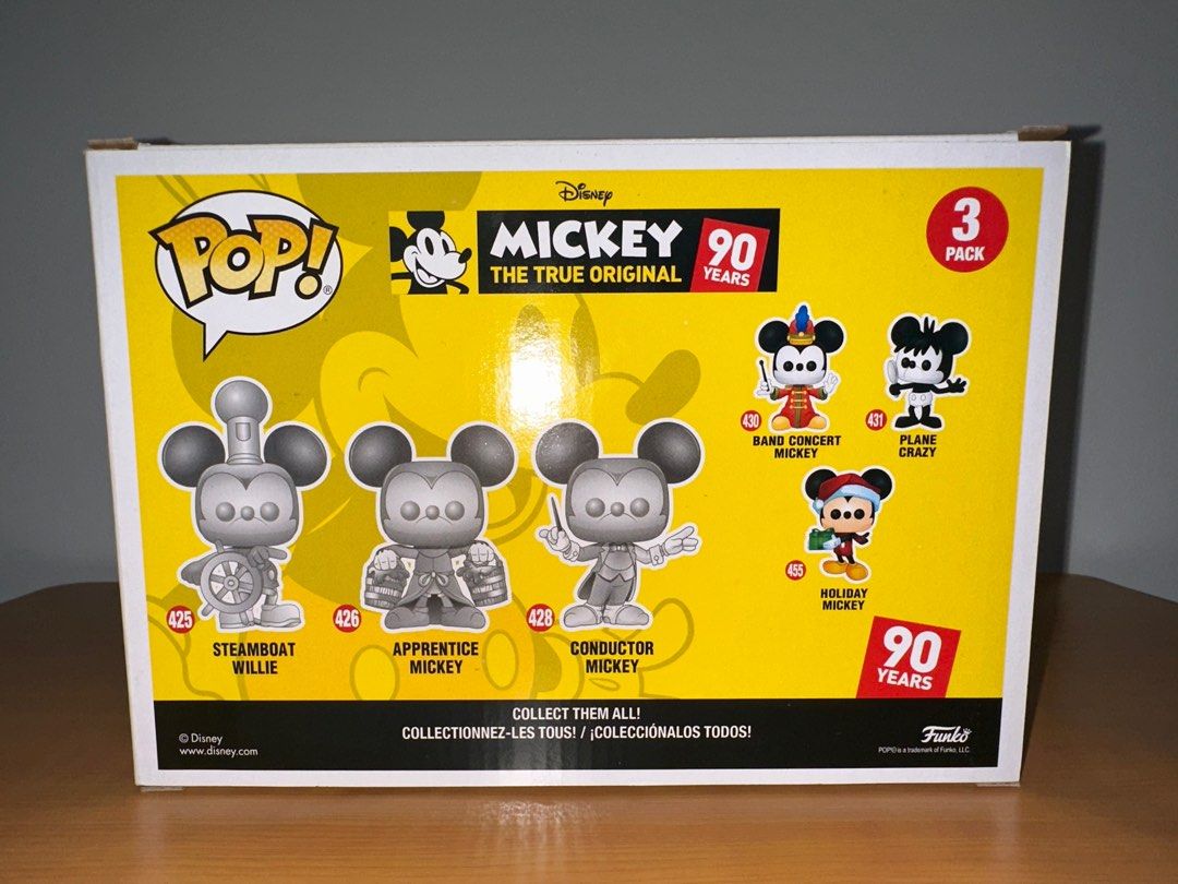 Mickey Mouse 3 Pack Amazon Exclusive Funko Pop, Hobbies & Toys, Toys