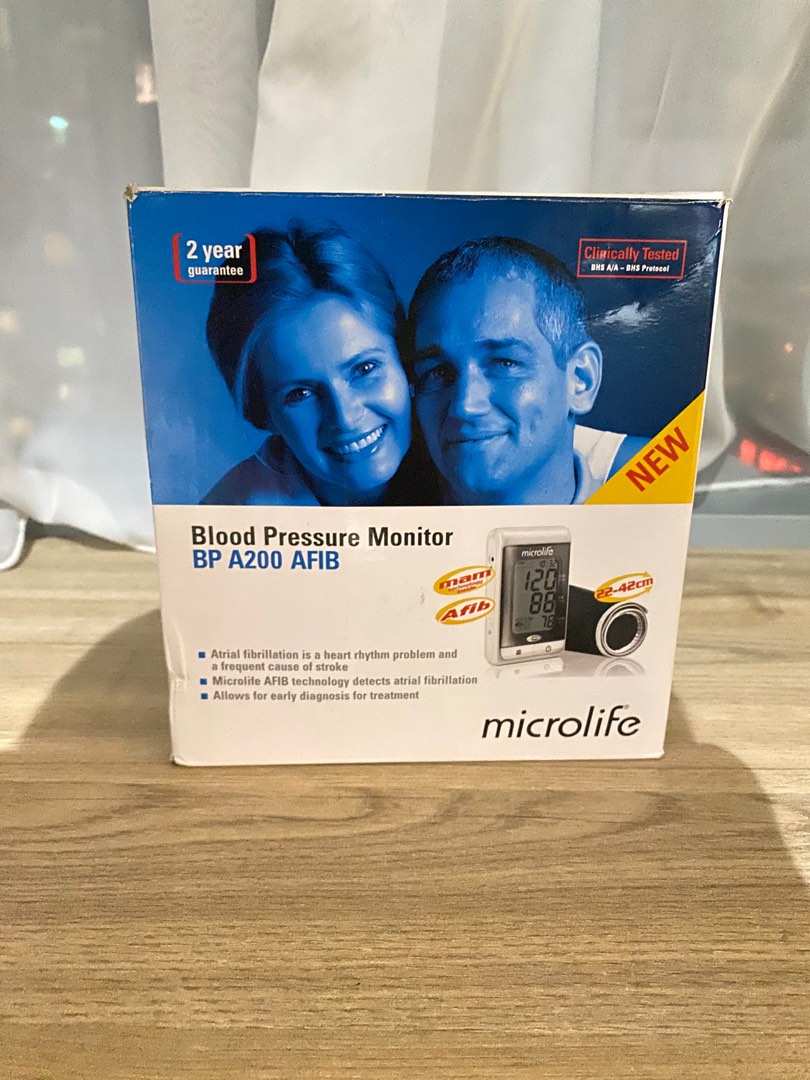 Microlife Blood Pressure Monitor BP A200 AFIB, Health & Nutrition