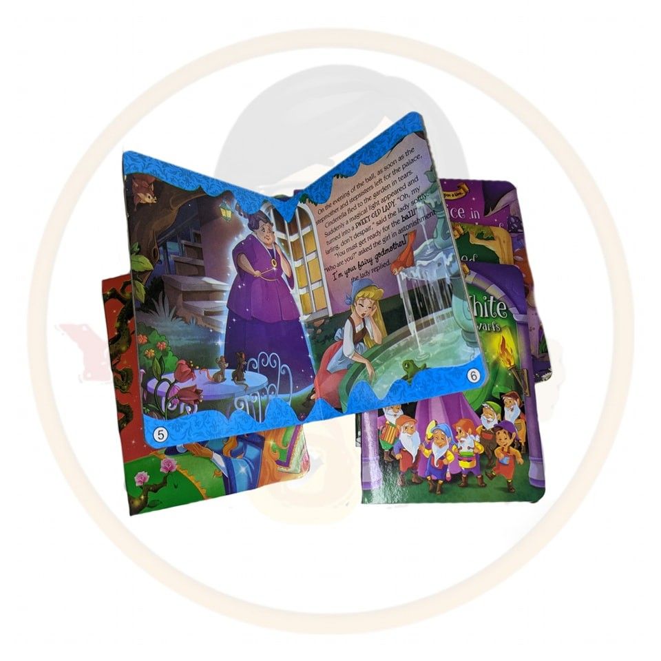 Mini English story book (Category: Children's Books) located in Quezon City. Submitted by gervincho (Listing ID 1225565463, Image 3). Description: • Brand new • 8 stories in 1 set • Hard bound and pages • Size: 15.9 cm × 11.8 cm - Stories - • Cinderella • Snow White and the Seven Dwarfs • Little Red Riding hood • Alice in Wonderland • Peter Pan • Sleeping beauty • Pinocchio • Puss in boots • Open for pick up or delivery (plus shipping fee). • Ope