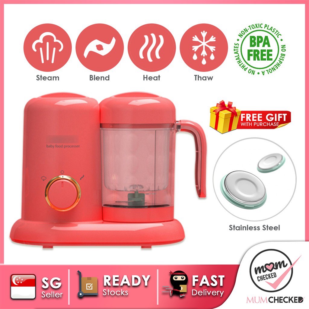 MISUTA 4 IN 1 BABY FOOD MAKER PROCESSOR MUMCHECKED, TV & Home