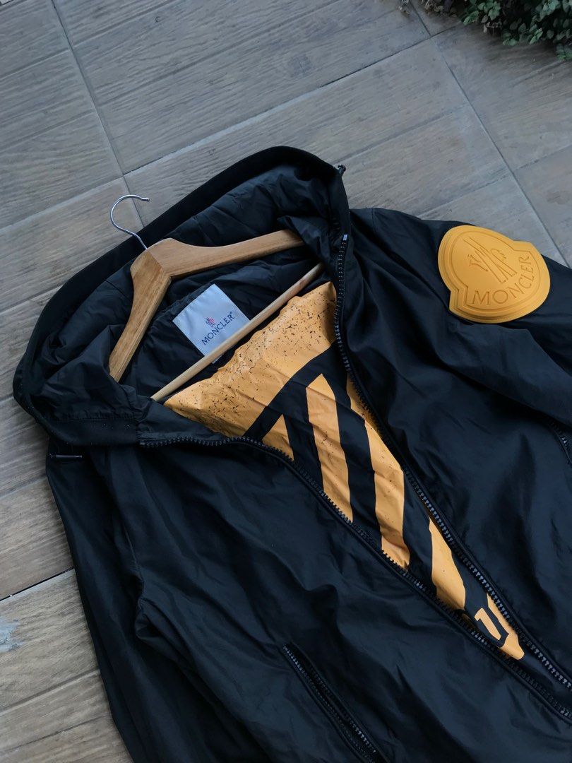 Moncler x on sale off white coat