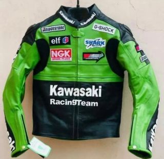 Motorbike Leather Jackets Kawasaki Yamaha Ducati