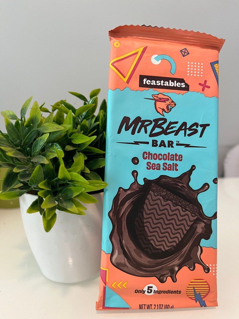 Mr. Beast’s Feastables Chocolate Bar, Food & Drinks, Other Food