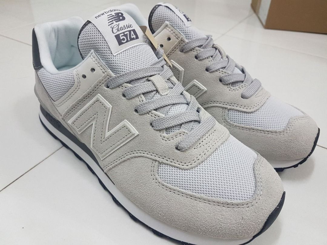 New Balance 574 sneakers light grey unisex, Men's Fashion, Footwear,  Sneakers on Carousell