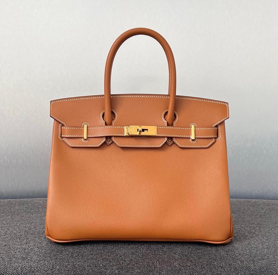 BNIB Hermes Birkin Sellier 30 Epsom Calfskin Etoupe GHW 2023 B