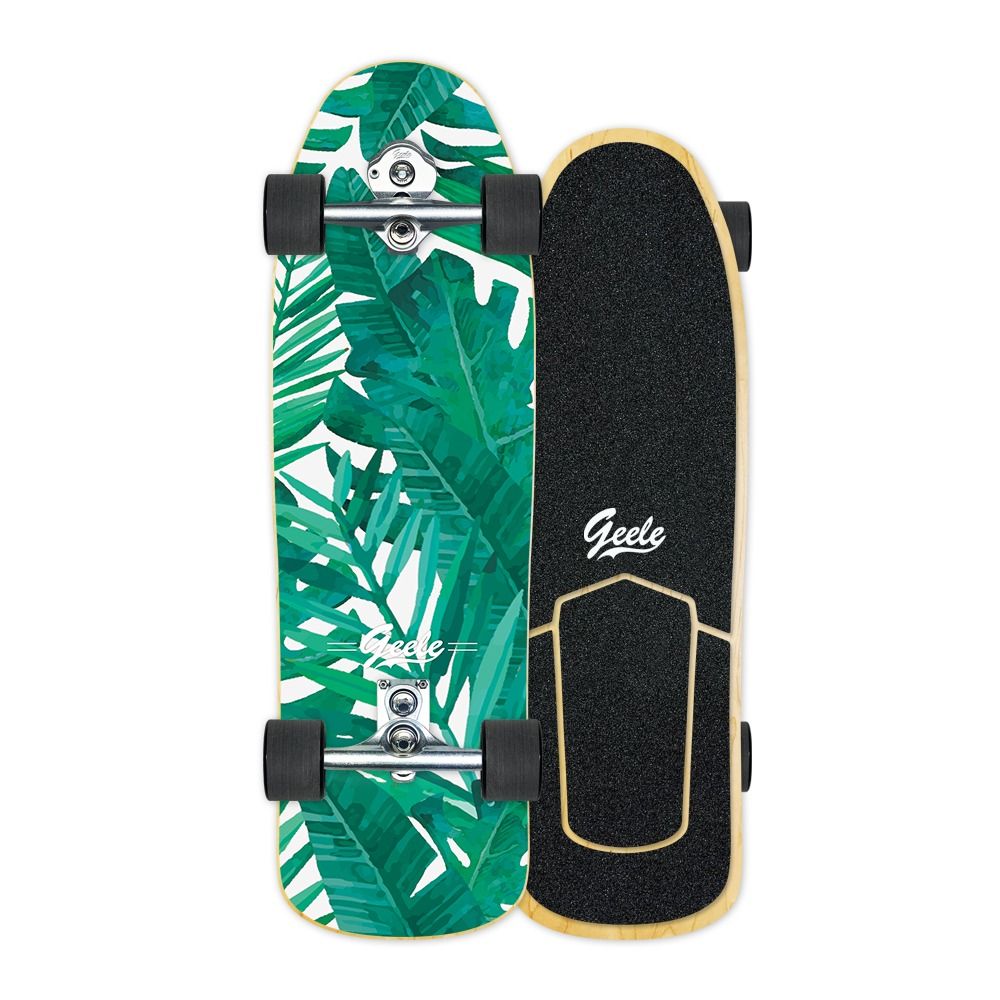 Surf online skateboard geele