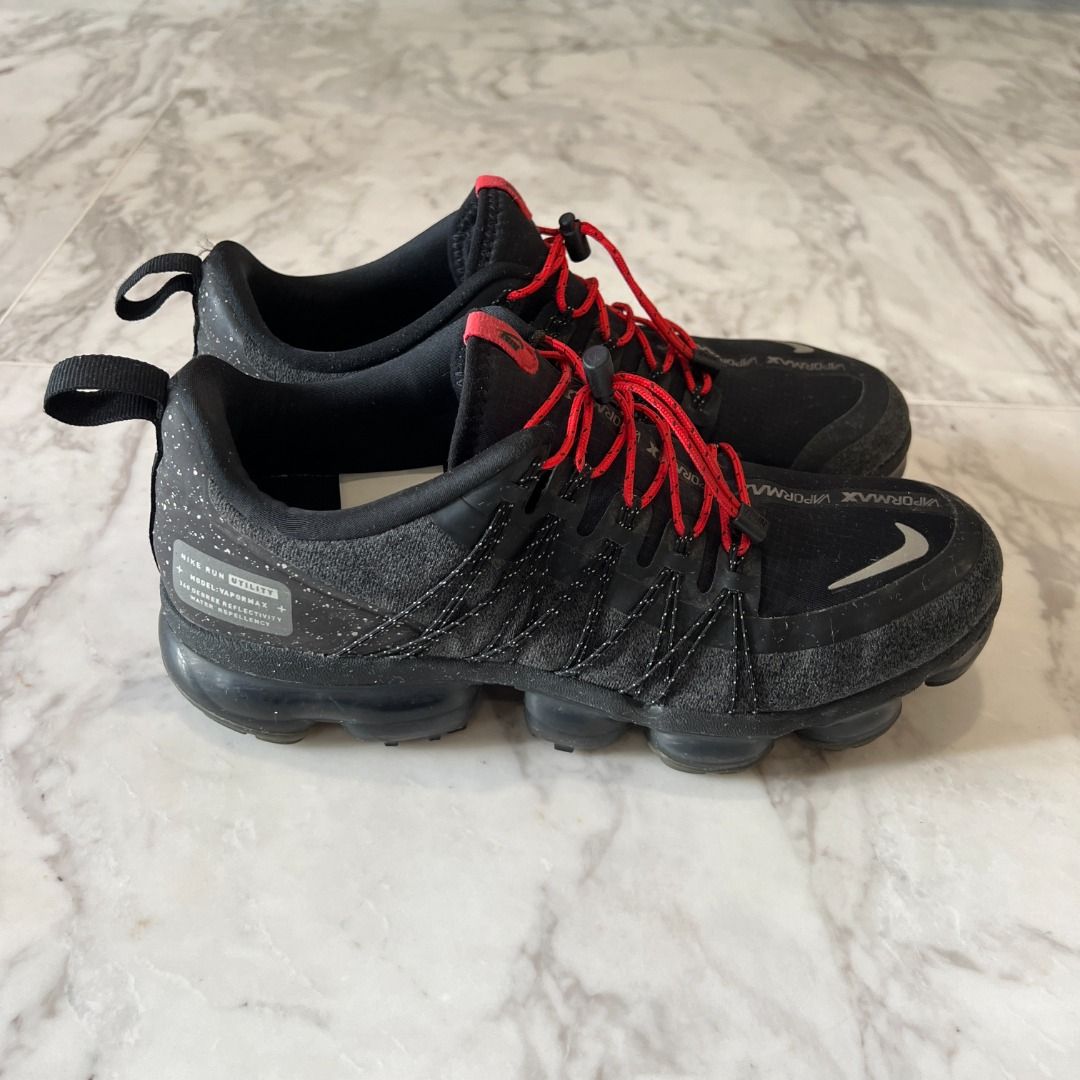 Men's nike air vapormax run utility running shoes black hotsell