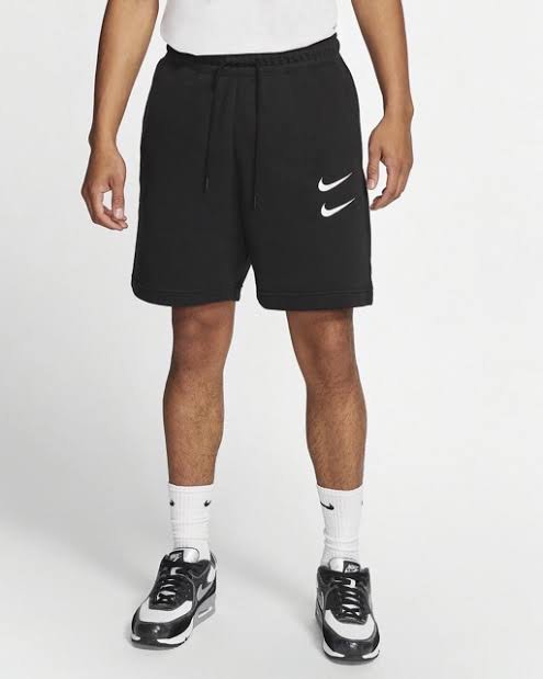 double swoosh shorts