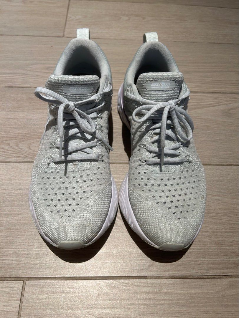 Nike React Infinity Run Flyknit 2 Light Silver Lilac Women s