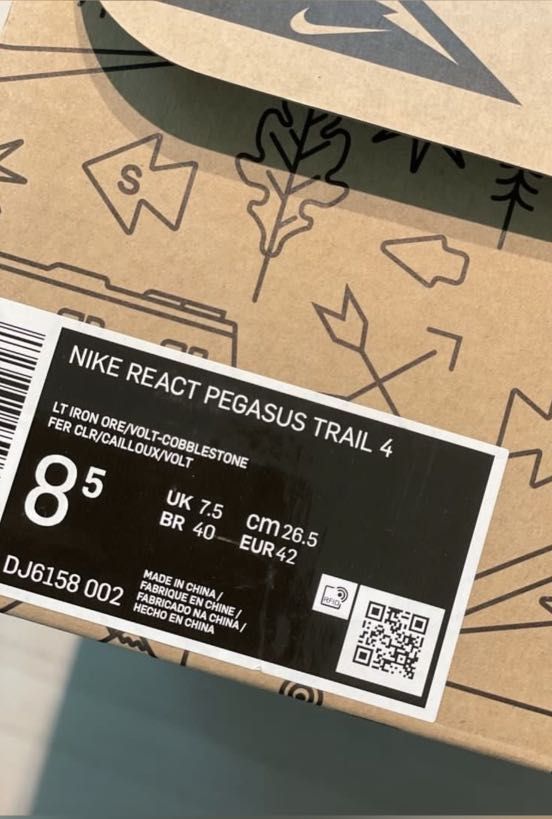 平賣Nike react Pegasus trail 4, 男裝, 鞋, 波鞋- Carousell