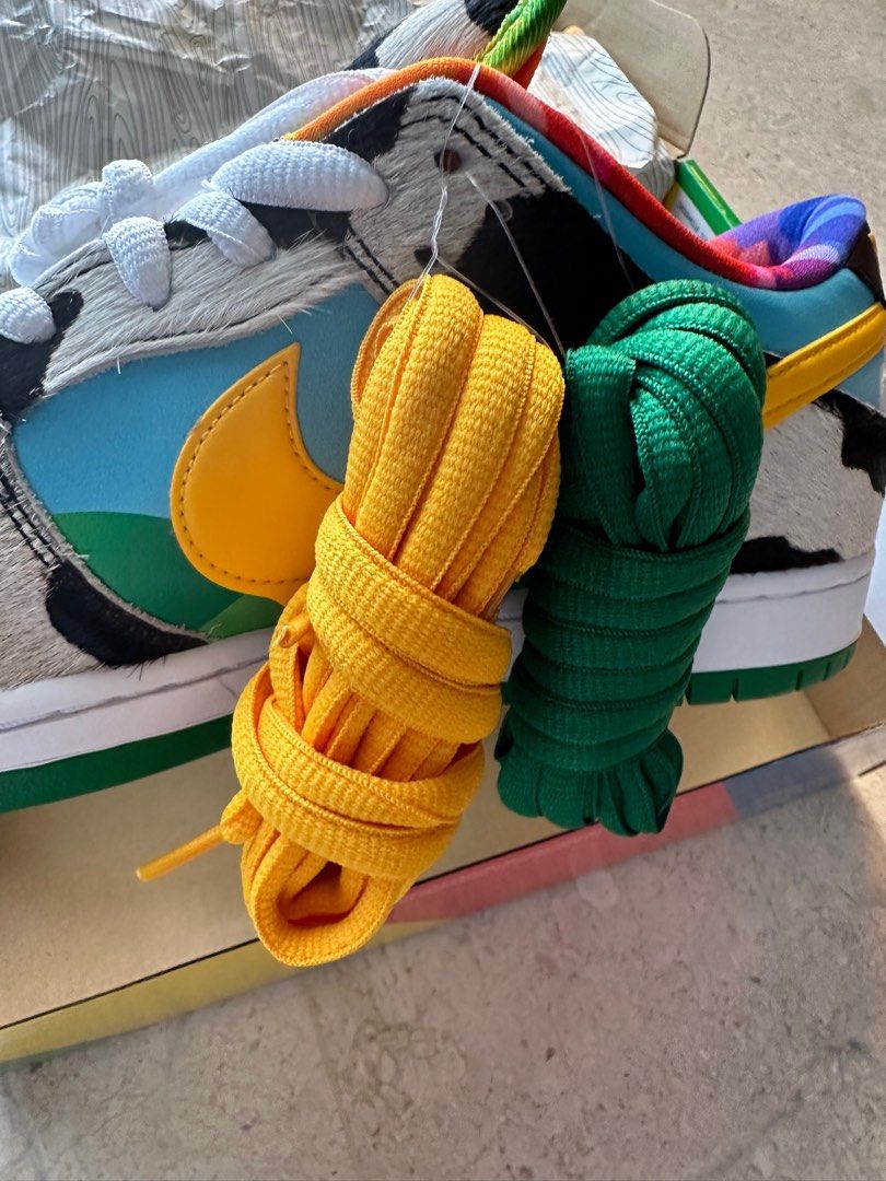 chunky dunky yellow laces