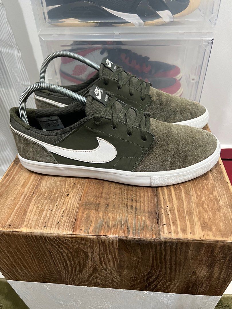 Nike SB Portmore II Solar Green 11UK Men s Fashion Footwear