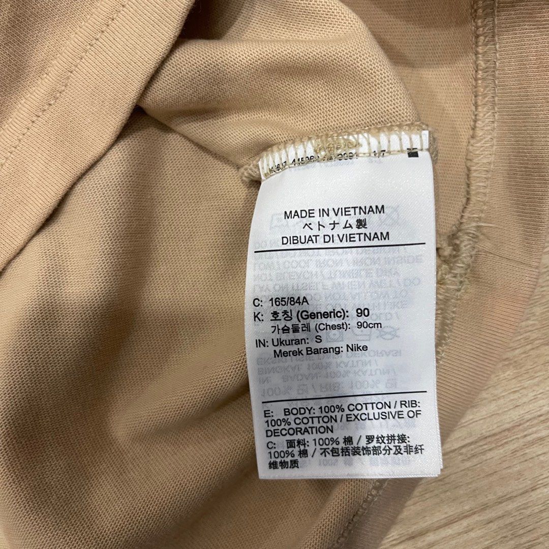 Nike x Billie Eilish Beige Cream Tee, Men's Fashion, Tops & Sets