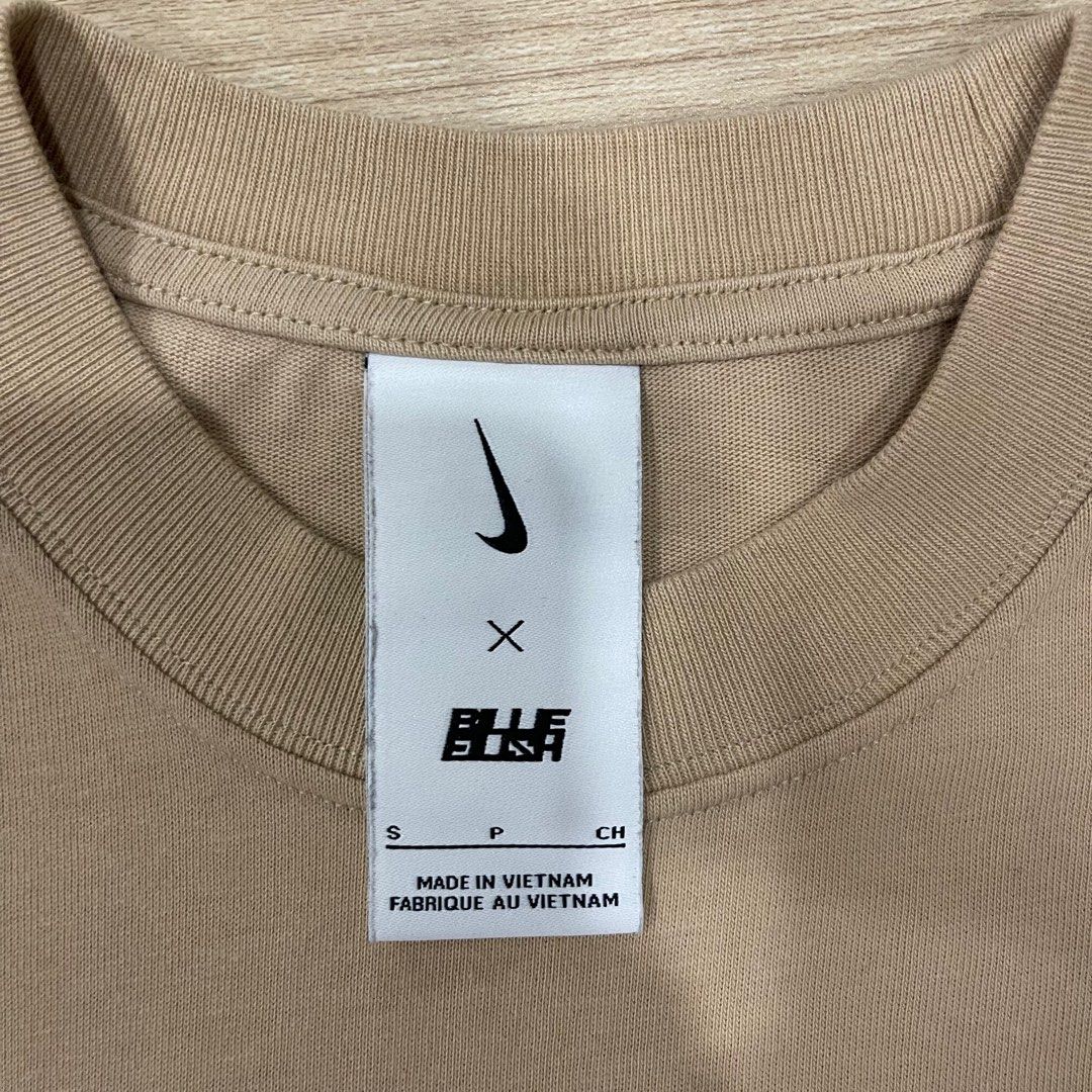 Nike x Billie Eilish Beige Cream Tee, Men's Fashion, Tops & Sets