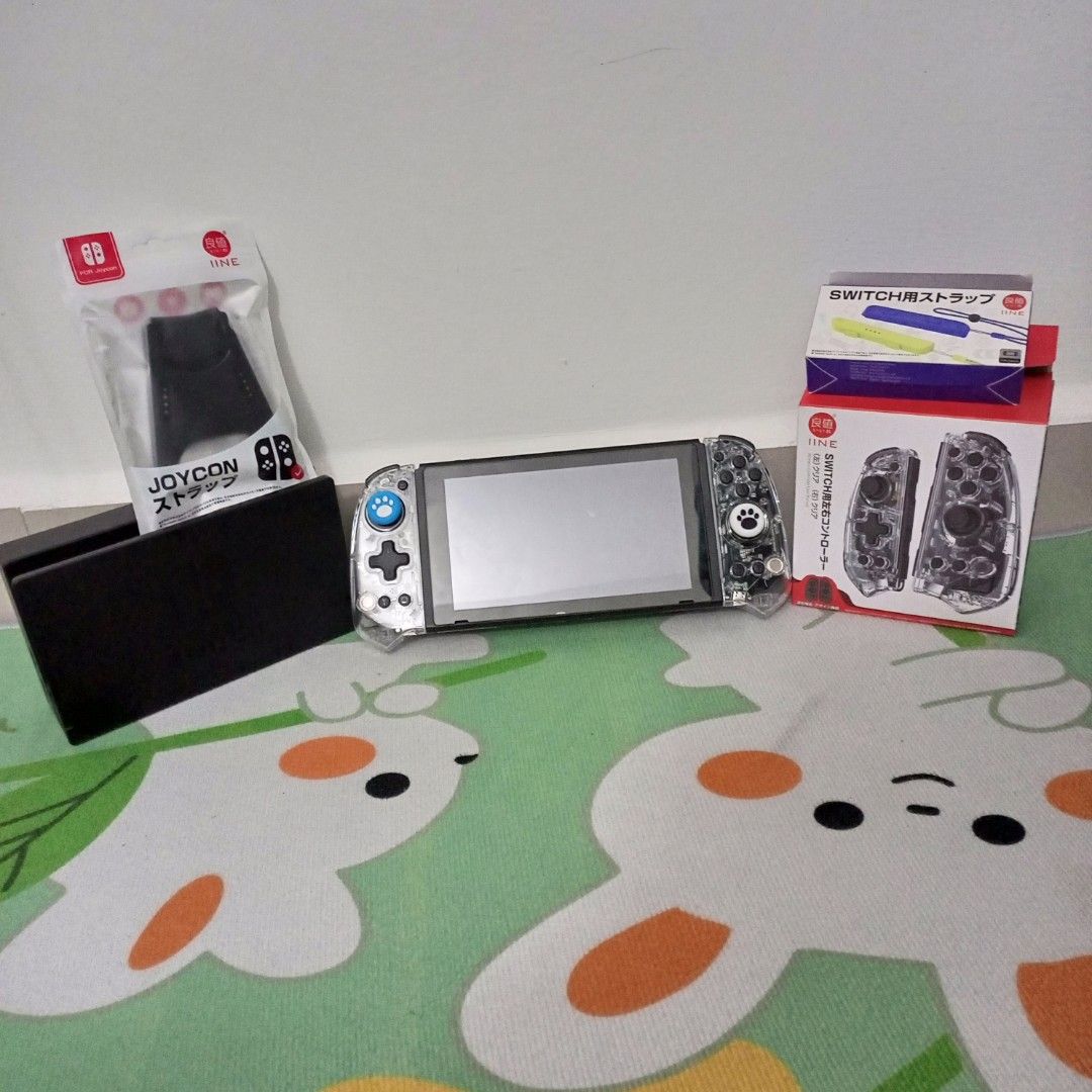 NINTENDO SWITCH JAILBREAK V1 (128 GB) + FULL ACCESSORIES, Video Gaming