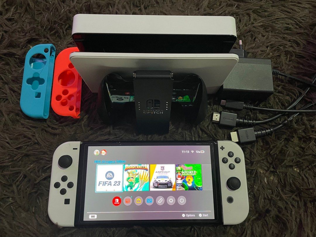 Nintendo Switch OLED Model White 7 inch Used without box