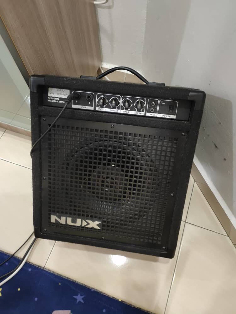 Nux DM4 Electronic Drum Kit With Woofer, Hobbies & Toys, Music & Media