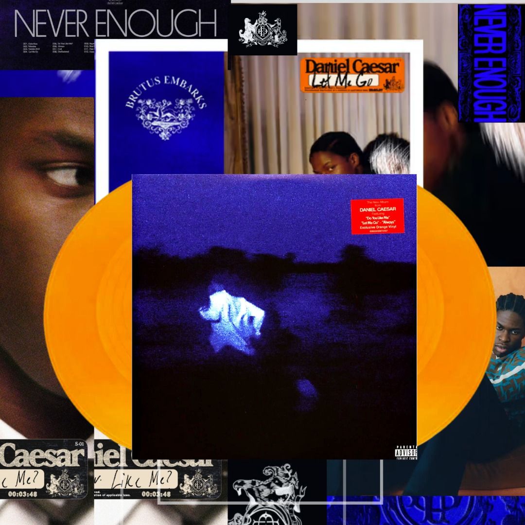 OFFICIAL LATEST RELEASE] CAESAR VINYL RECORD NEVER ENOUGH VINYL RECORD | ORANGE COLOURED