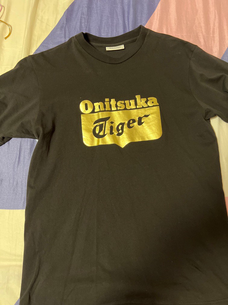 Onitsuka tiger t shirt cyan store