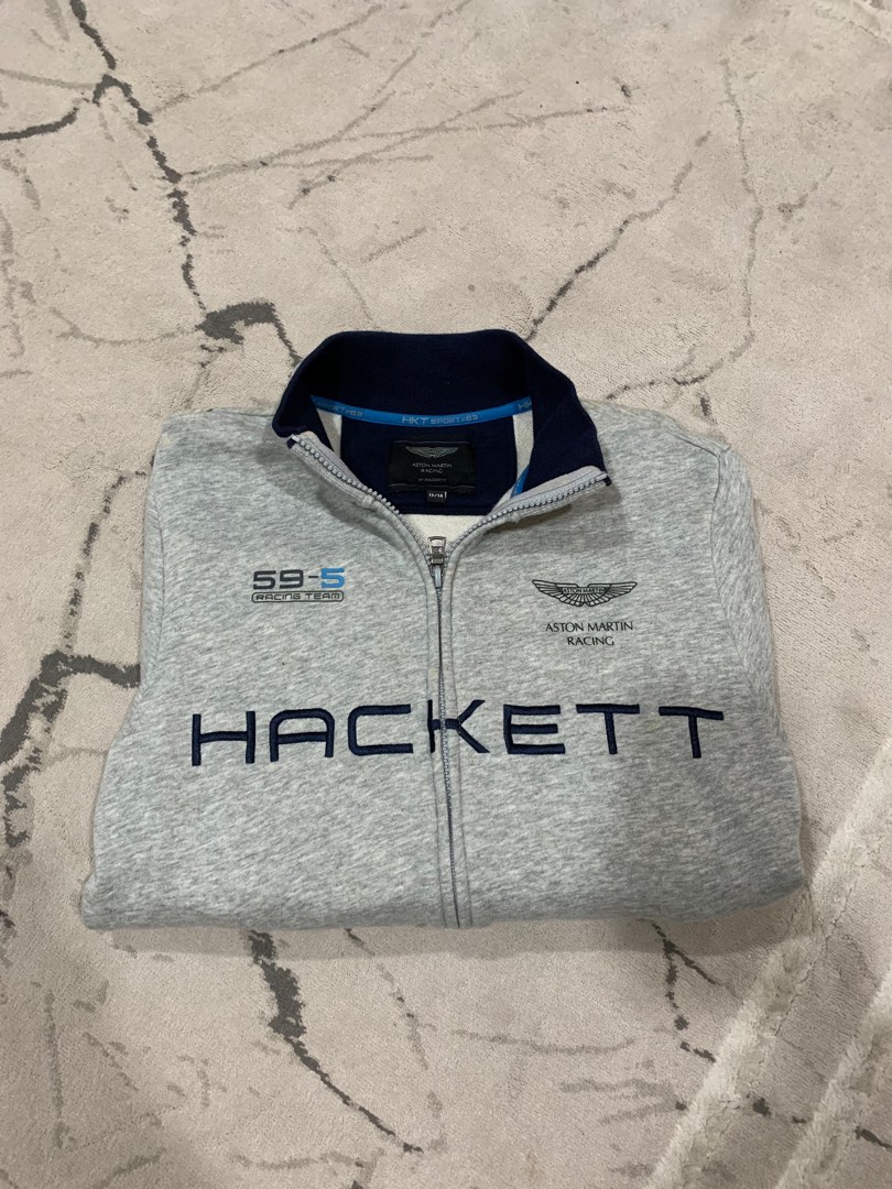 original hackett jacket, Men's Fashion, Tops & Sets, Hoodies on Carousell