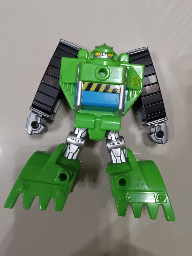 Playskool heroes transformers rescue bots rescan boulder construction bot action figure hotsell