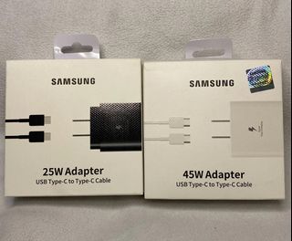 ORIGINAL‼️SAMSUNG 45W ADAPTER AND TYPE-C TO LIGHTNING CABLE SUPER FAST CHARGING